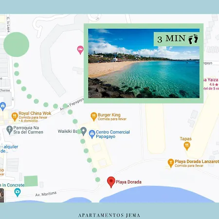 公寓 Jema, A Un Paso De La Playa